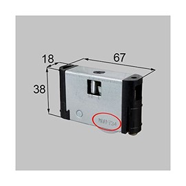 LIXIL Maintenance Parts, Living Materials Parts, Sliding Door, Wheel Relation, Sliding Door, Adjustment Door Wheel for Sliding Doors [MDU734] *Product color and shape specifications may change*