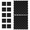 TEHAUX Noise Cancellation Mats 12pcs Acoustic Foam for Home Theater