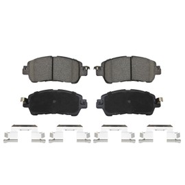 Detroit Axle - Front Brake Pads for Toyota 2019-2020 Yaris 2016-2018 Yaris iA Scion iA, Ceramic Brake Pads with Hardware Replacement