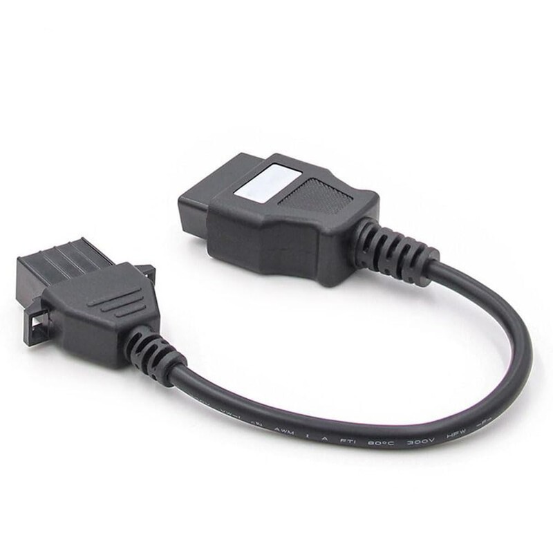 E-Car Connection 8 Pin OBD to 16 pin OBD2 Diagnostic