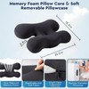Janemiri Side Sleep Beauty Pillow,Ergonomic Memory Foam with Removable Cover,Butterfly