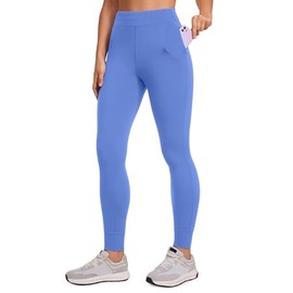 CRZ YOGA Womens Butterluxe High Waisted Joggers 27 Inches - Buttery Soft Lounge Yoga Pants with Pockets Workout Leggings Wild Indigo Small