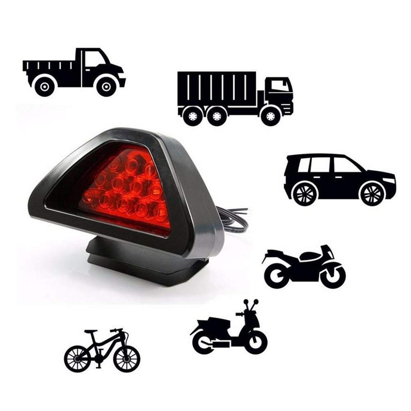 Yeaphy F1 Style DRL Red 12 LED Rear Tail Stop