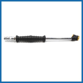 A ABSOPRO 10 Inch Length Double Head Valve Car Tire Air Inflator Hose Item Replacement
