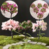 20pcs Model Trees Miniature Landscape Trees Scenery for Train Railroad