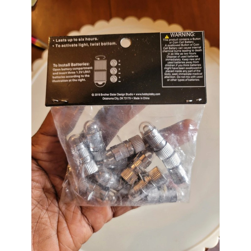 Brother Sister Design Studio Mini LED Battery Lights 12 Count