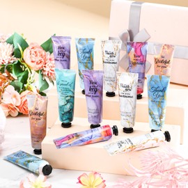 Siifert 24pcs Employee Appreciation Gifts in Bulk Thank You Body Lotion Gifts Travel Size Body Lotion Inspirational Gifts for Women Christmas Party Gifts for Coworker Moisturizing Body Lotion