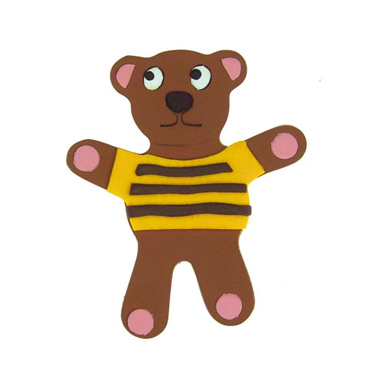 Staedter Embossing Teddy Bear with Face Cookie Cutter, 8 cm,