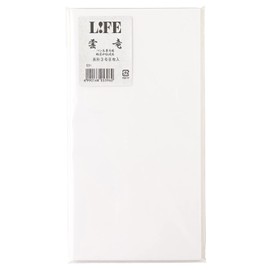 Life E51 Envelope Unryu Oblong No. 3 Washi Paper 8 Sheets