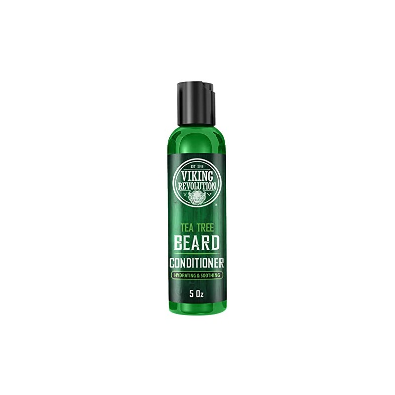 Viking Revolution Juego Lavado Acondicionador Barba Árbol Hombres Suavizante Natural
