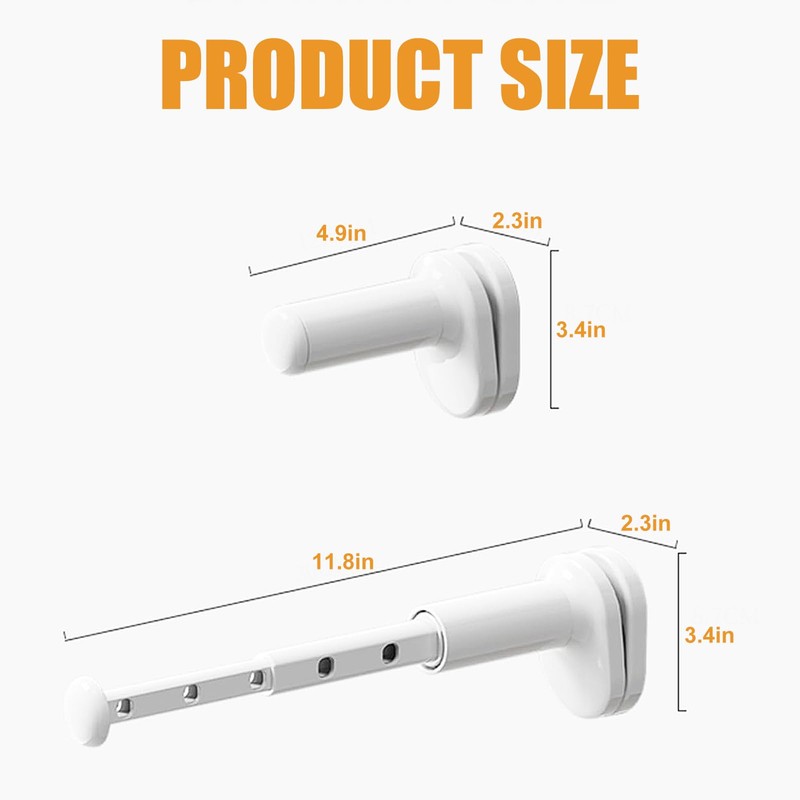 pclapora Clothes Rail Cupboard Clothes Rail Extendable Clothes Rail No