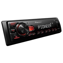 Autoestereo Pioneer, S/CD, Conectividad UBS y Bluetooth, Color Negro, Modelo MVH-S145BT