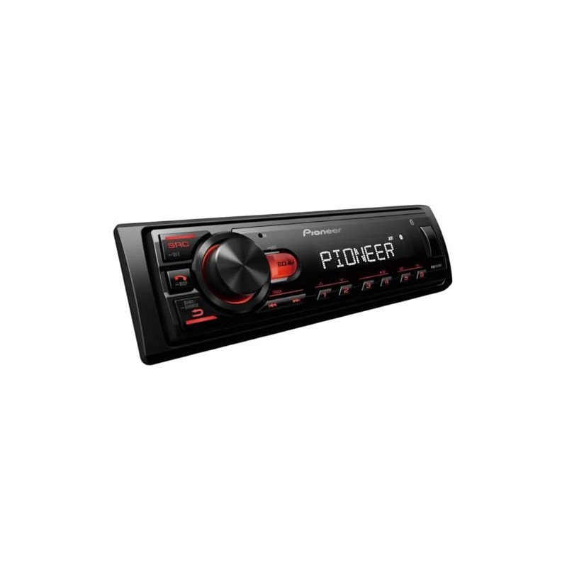 Autoestereo Pioneer, S/CD, Conectividad UBS y Bluetooth, Color Negro, Modelo