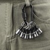 LUEXBOX 1/4 Inch Bit Holder Keychain, Hex Screwdriver Bits Holder