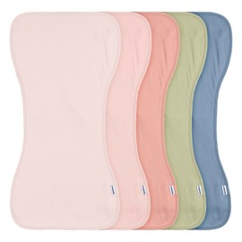 Gerber Baby Boys' and Girls' 5-Pack Burpcloths - Color: Light Blue