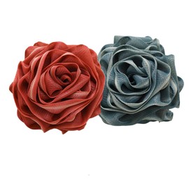 Loofah Sponge Shower Bath Sponge Shower Body Wash Sponge Exfoliating Body Scrub 75g Mesh Pouf Bath Scrunchies for Women and Girls (2Pcs Red+Green)