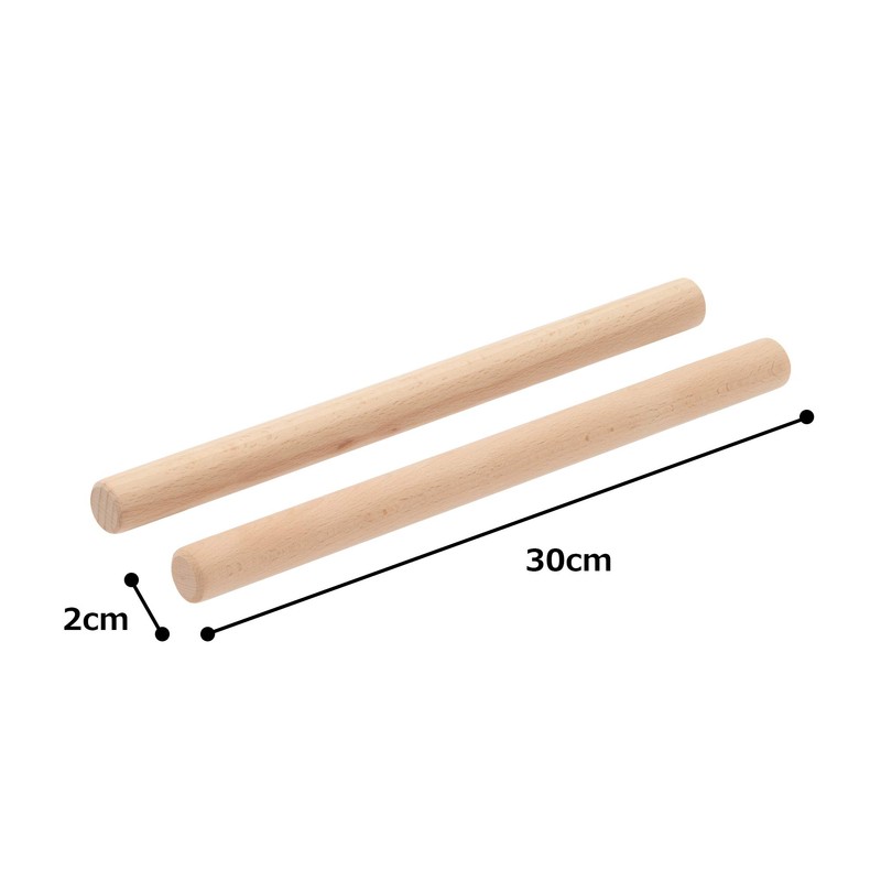 Endo Products Industrial Dumplings Rolling Pin (2) Wood, Made in