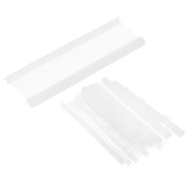 sourcing map Standard Tagging Fasteners,Plastic Regular,Standard Label Gun Price Tagging Barbs for Garment Price Tag Label Tagging Barbs 1 x 0.31 Inch, Pack of 2000 White
