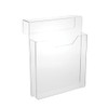 Source One Deluxe Clear Acrylic Cubicle Sign Holder, Name Plates,