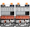 XJX 144-Piece JIC and ORFS Cap and Plug Kit, Hydraulic