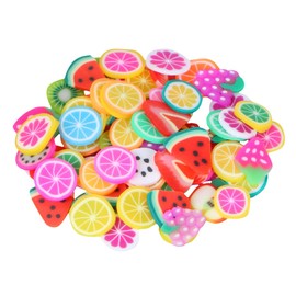 Minkissy 1000pcs Fruit Polymer Slices Nail Art Decorations Eco-Friendly Easy to Apply