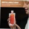 Outanaya 12Pcs Portable Squeezable Lotion Bag Refillable Travel Cosmetic Pouch