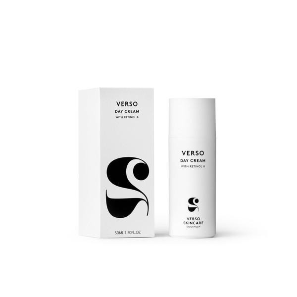 Verso Skincare | Day Cream with Retinol 8 | Visibly Hydrating Day Cream for Face with SPF 15 for Youthful Skin | Face Care Made Easy (1.7 fl oz)