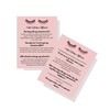 Lash Extension After Care Instruction Cards for Clients | Post