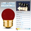 OHLECTRIC S11 Ceramic Red Indicator Night Light Bulbs with E26