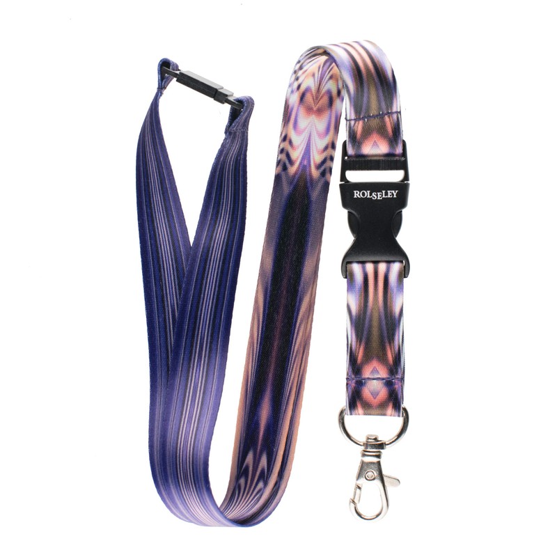Rolseley Multicoloured Lanyard Neck Strap with Safety Clasp and Swivel