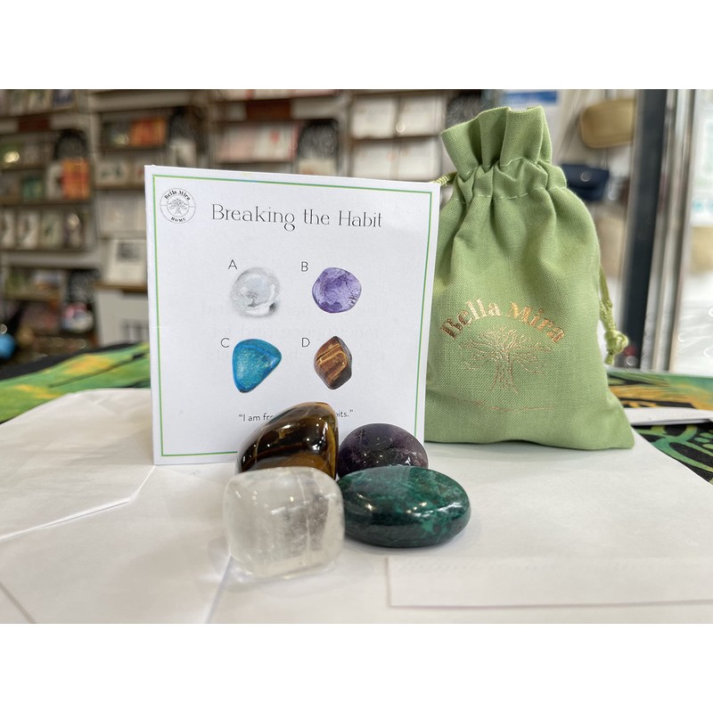 Breaking Habits Crystals - UK Designed 4 Stone Premium Selection