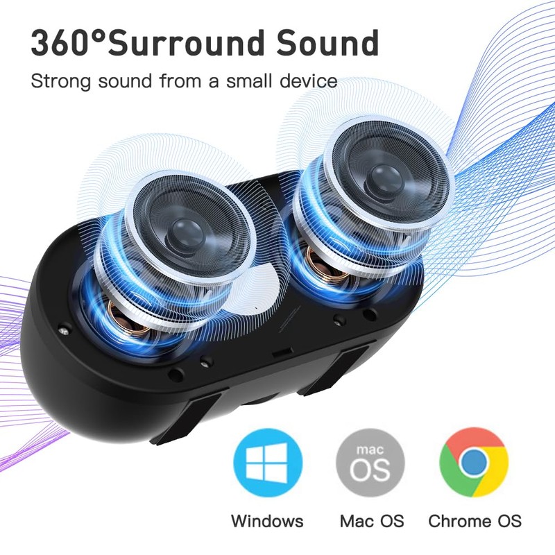 HONKYOB USB Computer Speaker for Desktop, Laptop Speaker, PC Speaker,