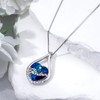 MEIDERBO Grandma Necklace 925 Sterling Silver Crystal Grandma Pendant Necklace