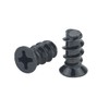 Favordrory M5x10 Black Zinc Computer Case Fan Screws, Computer Cooling