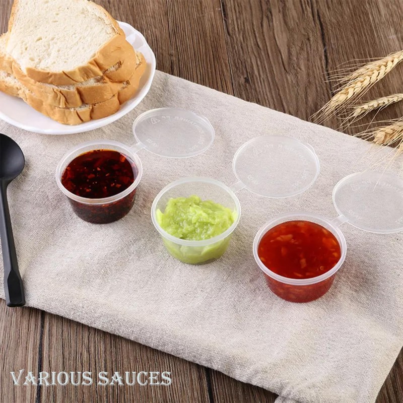 Jsleid Pack of 100 Transparent Mini Plastic Cups Set, Small