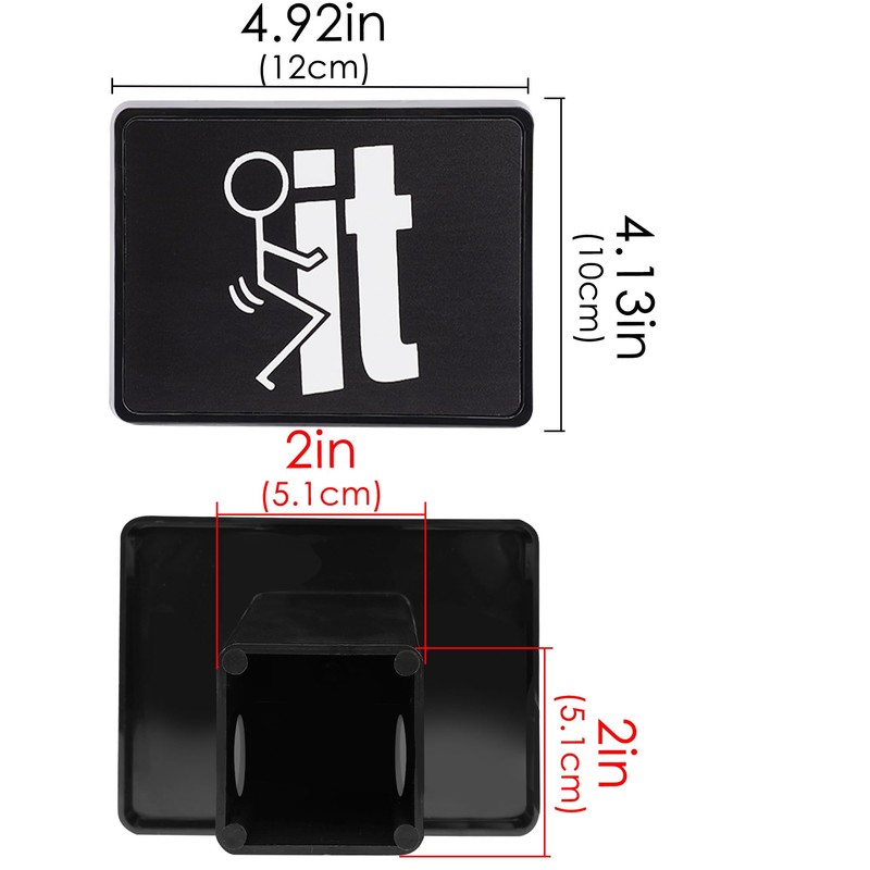 TOCCOOL Trailer Hitch Cover Square Hook Protector for SUV Off-Road