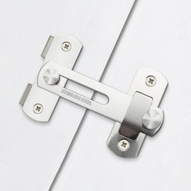 Large Stainless Steel Plate Hook Door Latch Lock DD-11950 4ea