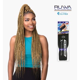 Sensationnel Synthetic Hair Braids XPRESSION 3X Ruwa Pre-Stretched Braid 24" (SM1B/30/27)