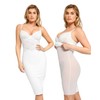 Popilush Lace Midi Dress Shapewear Dresses for Women V-Neck Slip
