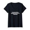 Womens I'm Hawwa Doing Hawwa Things Funny Hawwa Name V-Neck