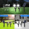 T-SUN Solar Spotlights Outdoor Waterproof, 2-in-1 Solar Landscape Spotlights Solar