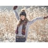 BNCO Apparel Winter Beanie Hat with Faux Fur Pompom &