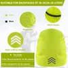 MOSTFUN 2 Pack Waterproof and Reflective Backpack Cover, High Visibility