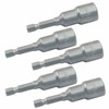 Aracombie 5Pcs Nut Driver Bit, 13mm Quick-Change Nut Setter Bit