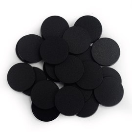 110Pcs Round Textured Plastic Model Bases for Gaming Miniatures or Wargames Table Games (20mm/0.78inch)