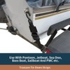 Seamander Boat Tie Down Straps to Trailer- Marine Grade Transom