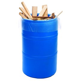 38 X 72" 6 Mil Clear 60 Gallon Flat Dust Collector Poly Bag on Roll (45 Roll) - Laddawn 6900