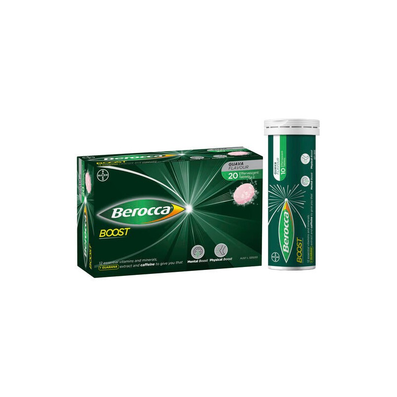 Berocca Boost Effervescent Tablets 20 Pack