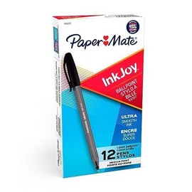 Paper Mate Inkjoy 100 Ballpoint Pen Black Ink Me New In Boxes 1951257   144 Pens