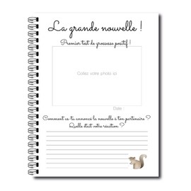 Générique Livre de bébé ''Ma Première Année'' (Monstera)